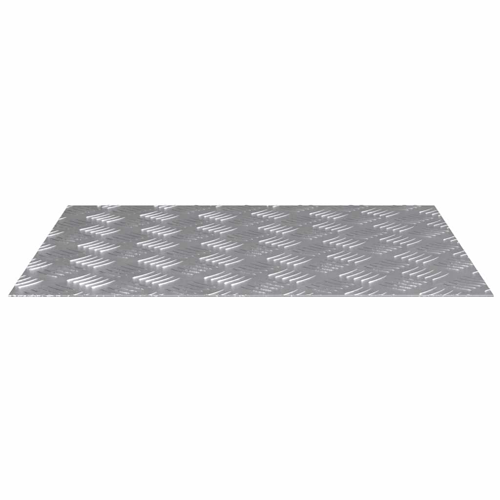 Trappe Tread 2 stk. 60 x 50 cm Sølv Aluminium Rektangulær