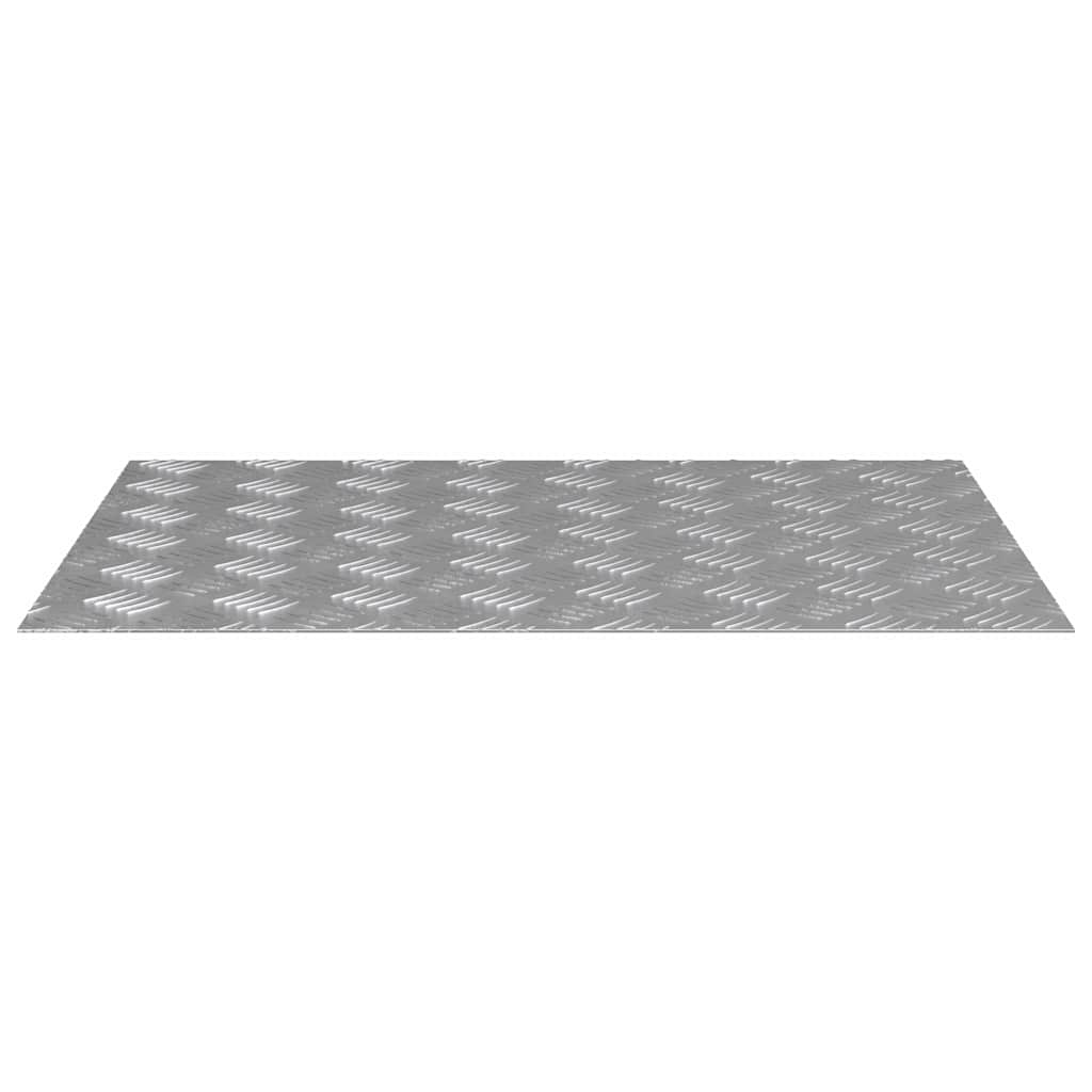 Trappe Tread 2 stk. 70 x 50 cm Sølv Aluminium Rektangulær