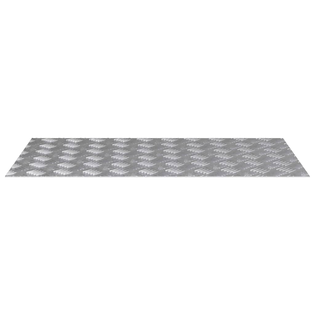 Trappe Tread 2 stk. 90 x 50 cm Sølv Aluminium Rektangulær