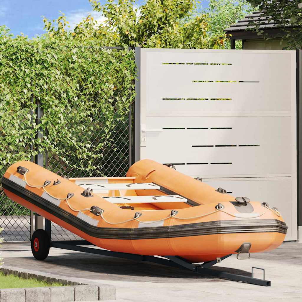 Bådtrailer 302 x 107 x 42 cm Sølv Stål