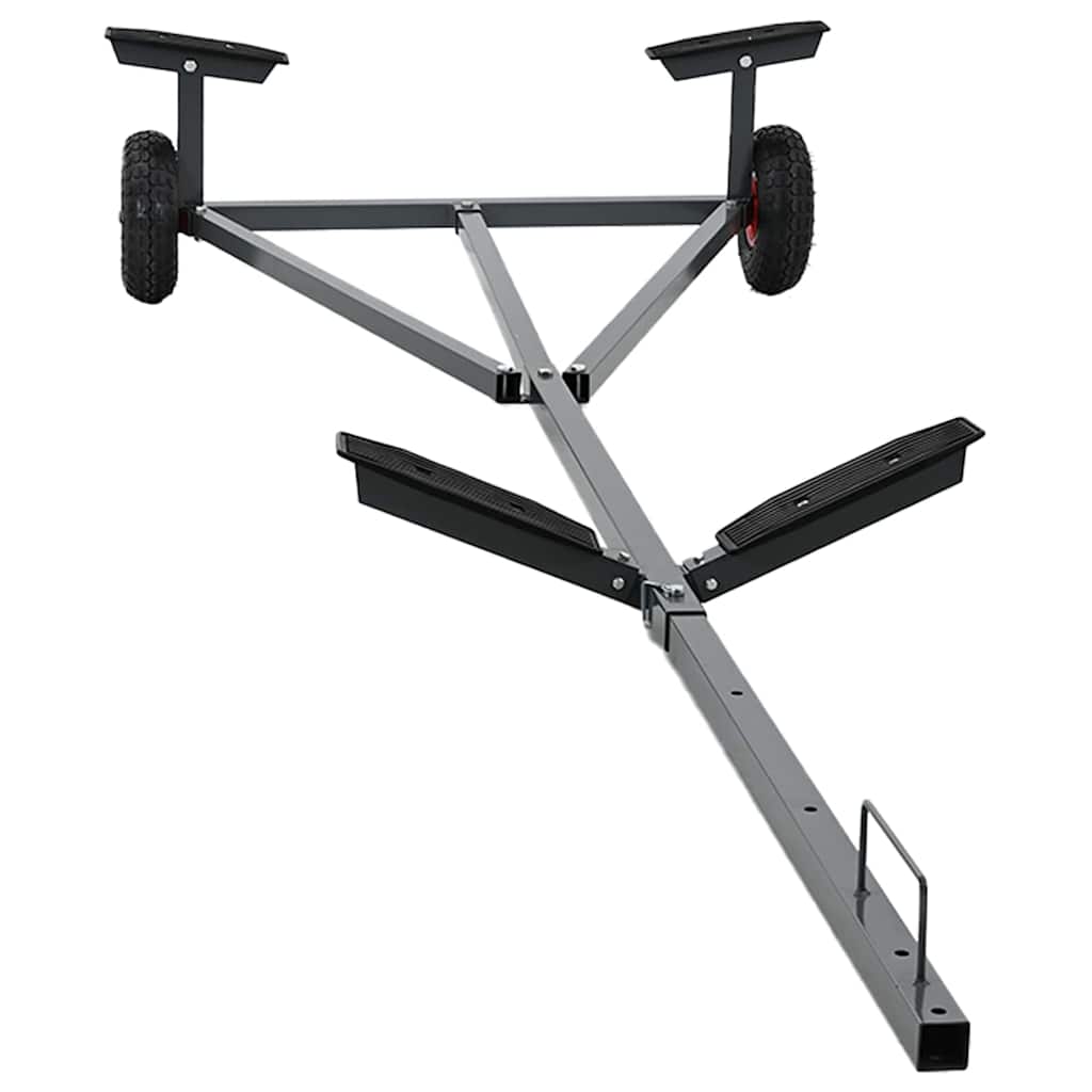 Bådtrailer 302 x 107 x 42 cm Sølv Stål