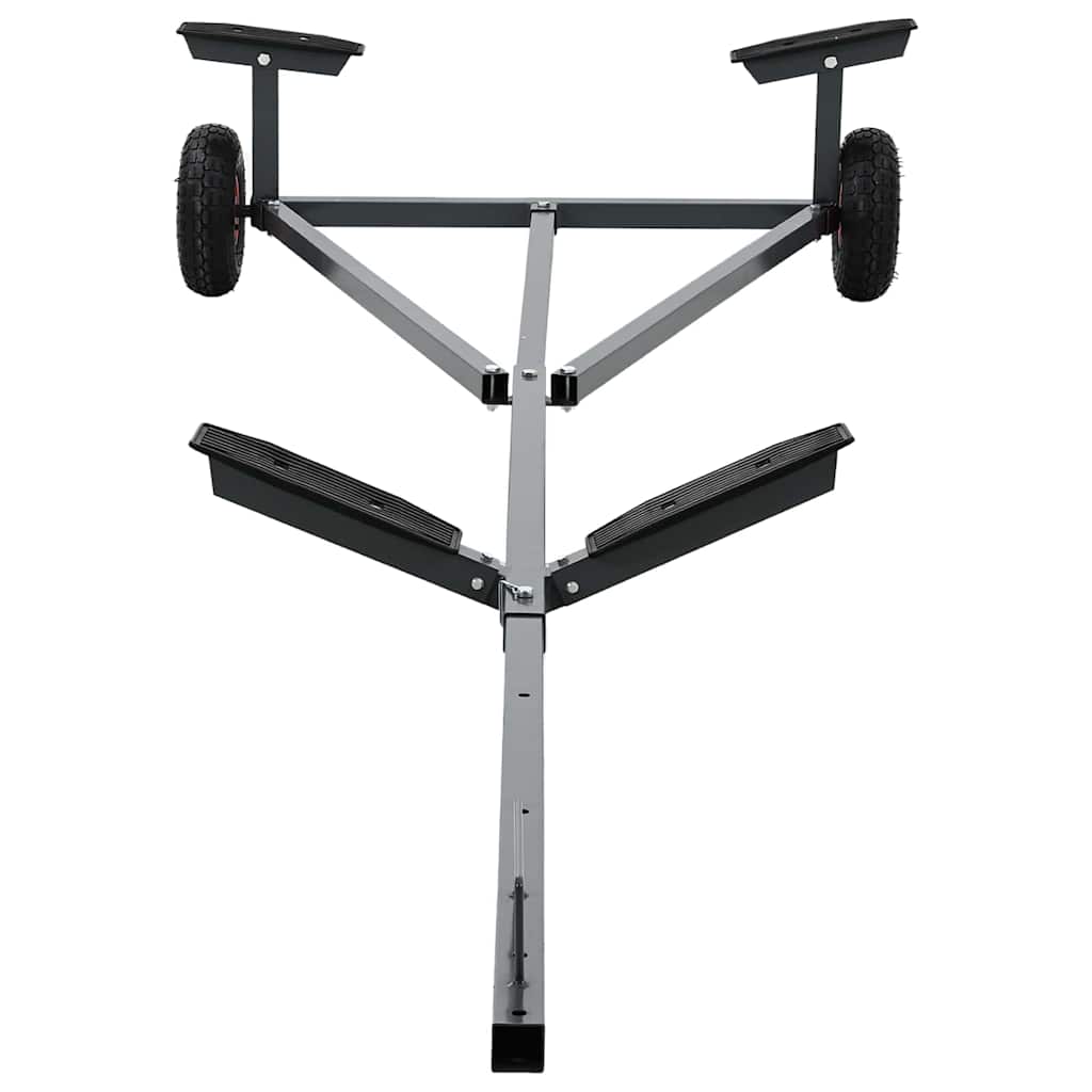 Bådtrailer 302 x 107 x 42 cm Sølv Stål