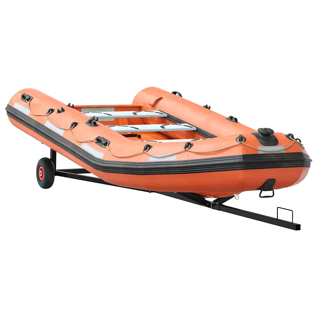 Bådtrailer 302 x 107 x 42 cm Sølv Stål