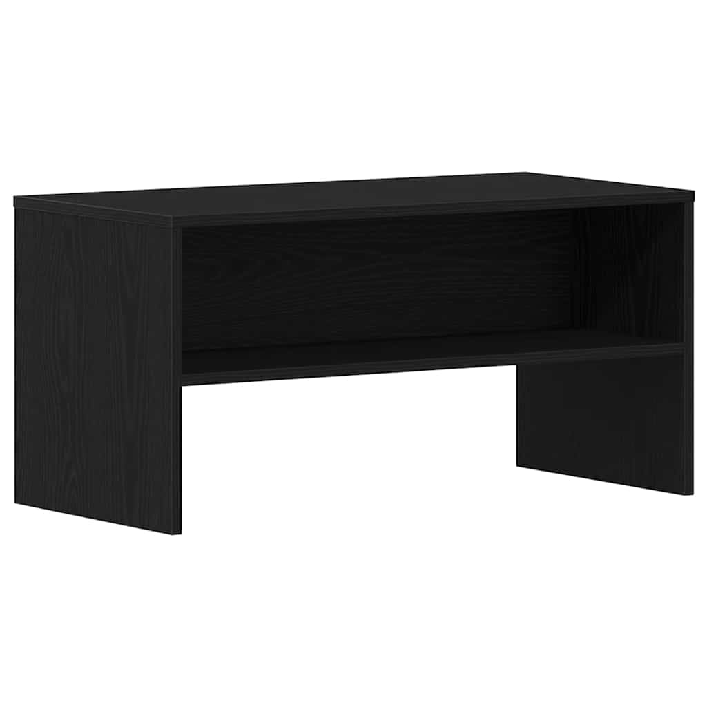 tv-bord 80x40x40 cm konstrueret træ sort egetræsfarve