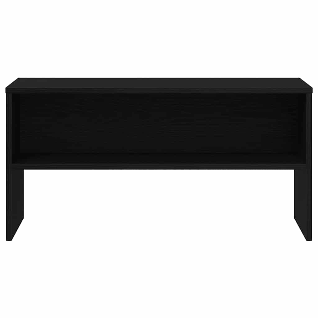 tv-bord 80x40x40 cm konstrueret træ sort egetræsfarve