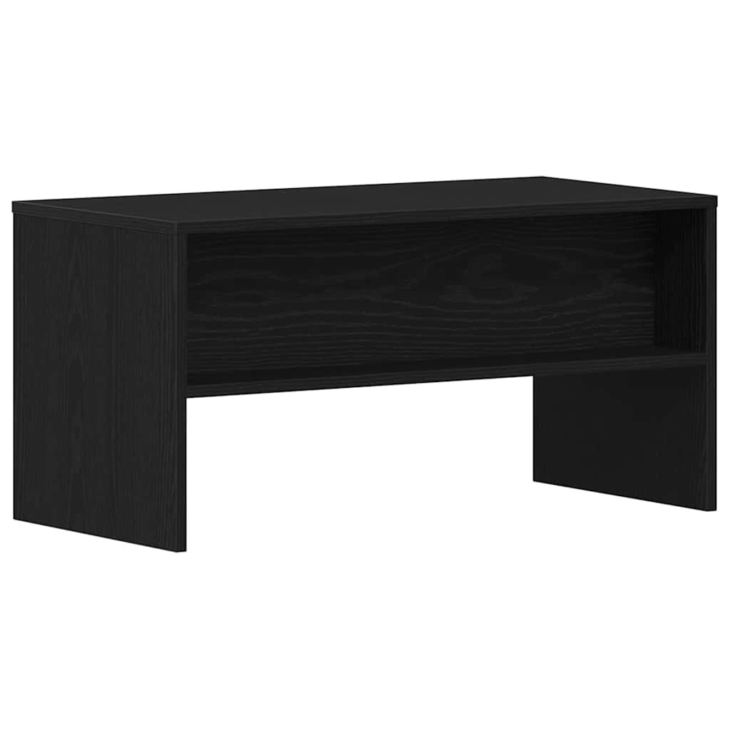 tv-bord 80x40x40 cm konstrueret træ sort egetræsfarve