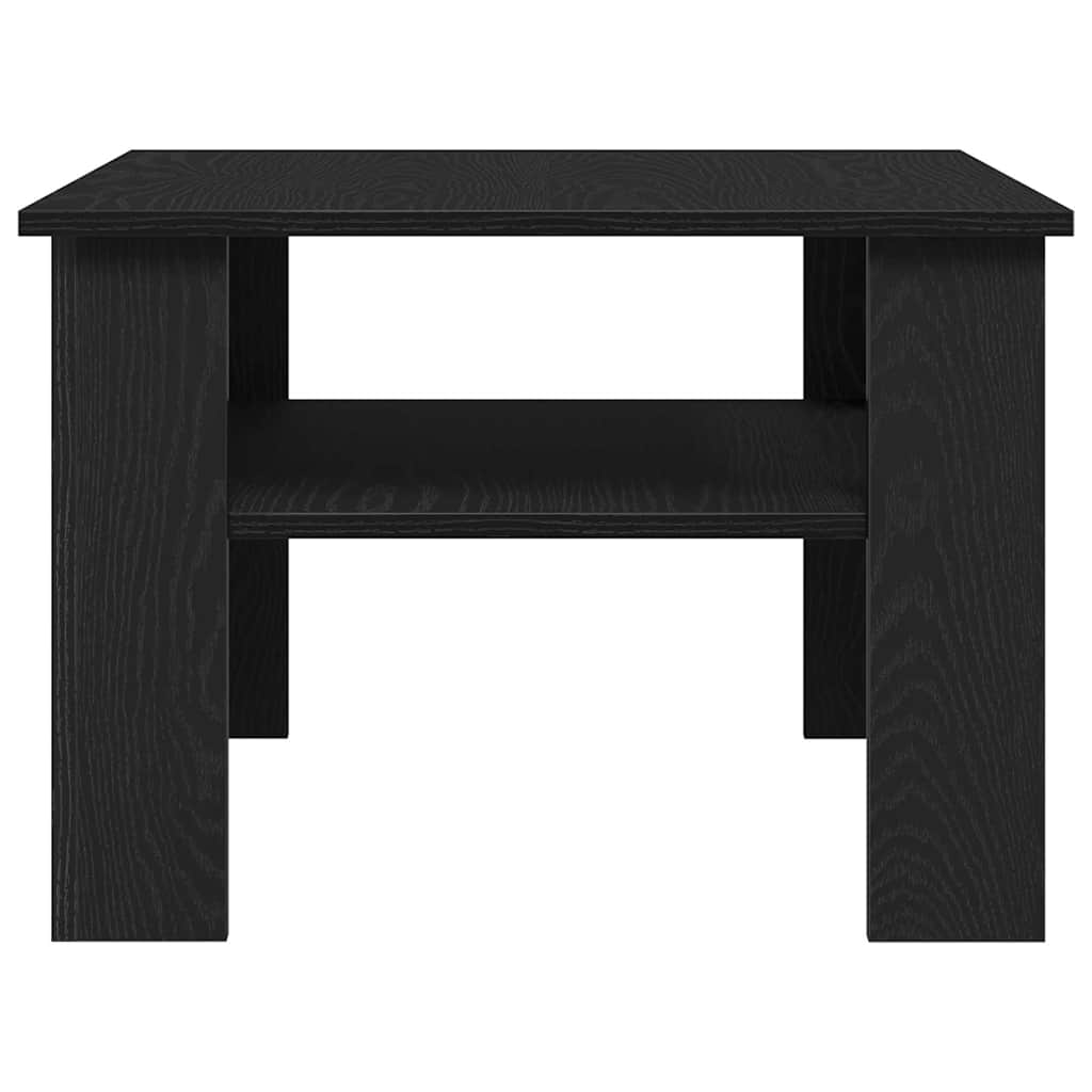 Sofabord Sort eg 60 x 60 x 42 cm Konstrueret træ