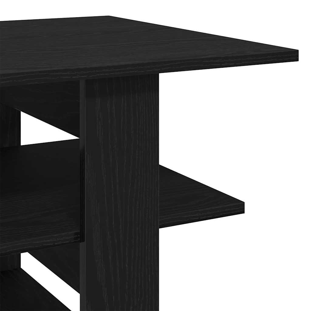 Sofabord Sort eg 102 x 55 x 42 cm Konstrueret træ