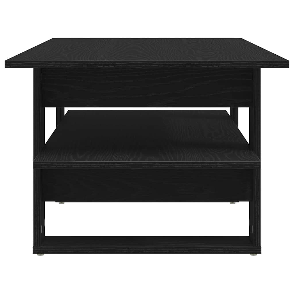 Sofabord Sort eg 102 x 55 x 42 cm Konstrueret træ