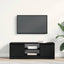 tv-bord 102x30x36 cm konstrueret træ sort egetræsfarve