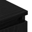 tv-bord 102x30x36 cm konstrueret træ sort egetræsfarve
