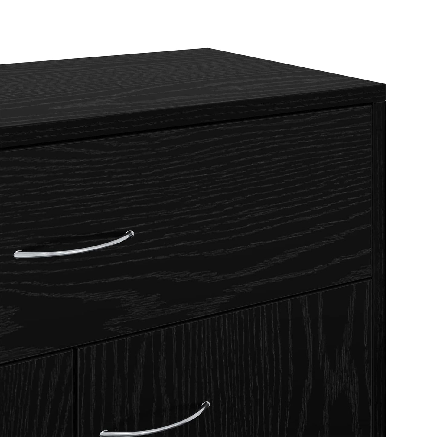 Sideboard Sort eg 60 x 30 x 75 cm Konstrueret træ