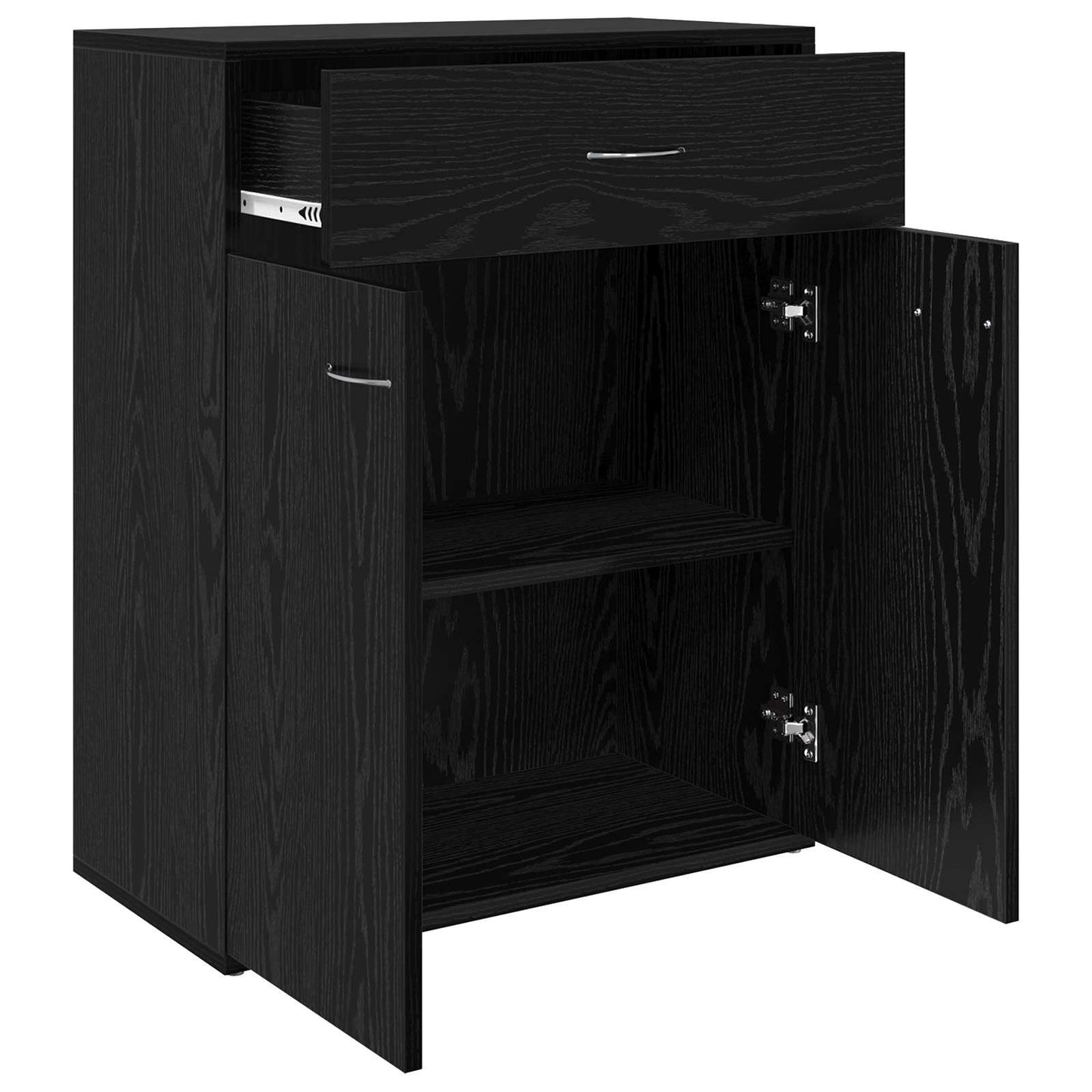 Sideboard Sort eg 60 x 30 x 75 cm Konstrueret træ