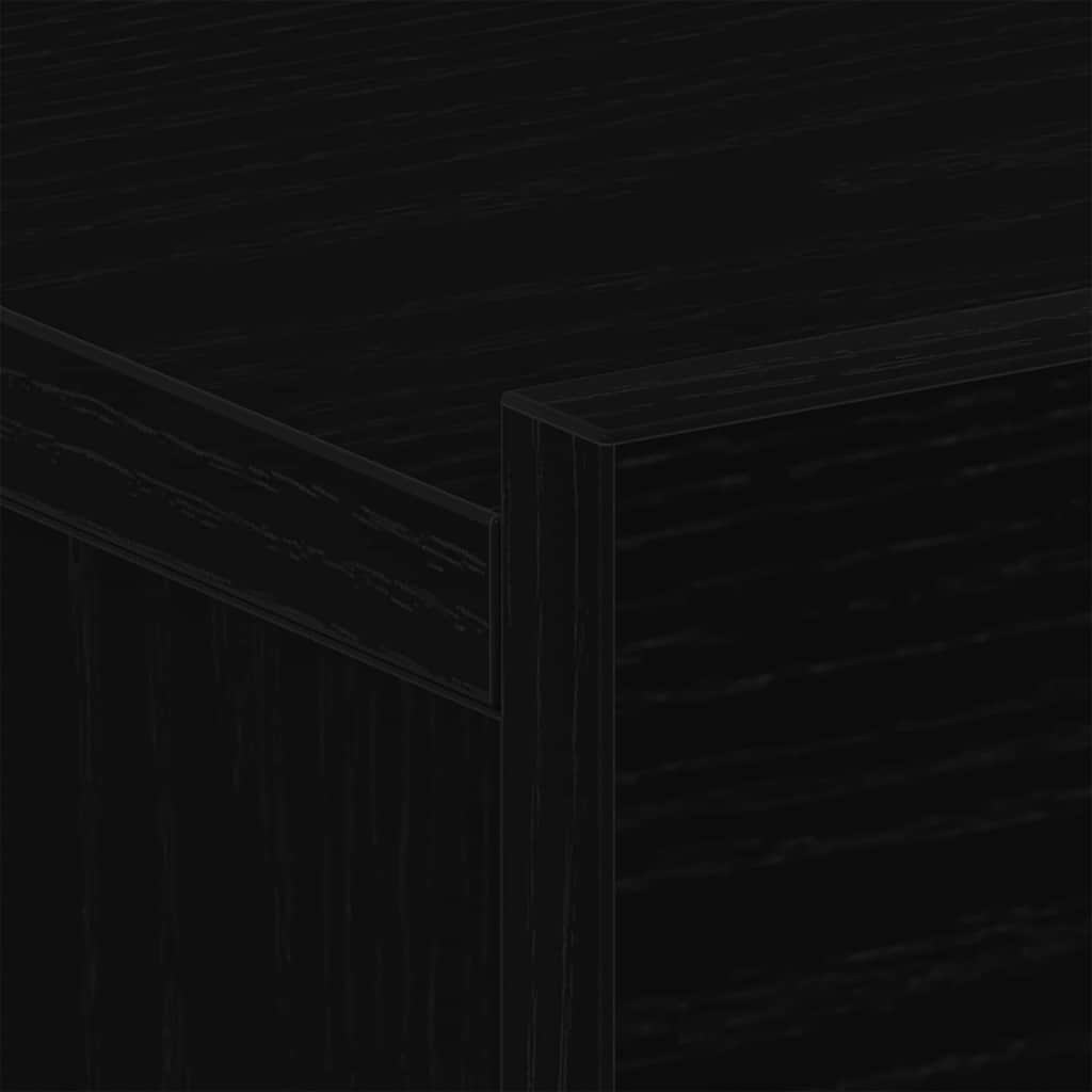 Natskab 2 stk. Sort eg 40 x 30 x 30 cm Konstrueret træ