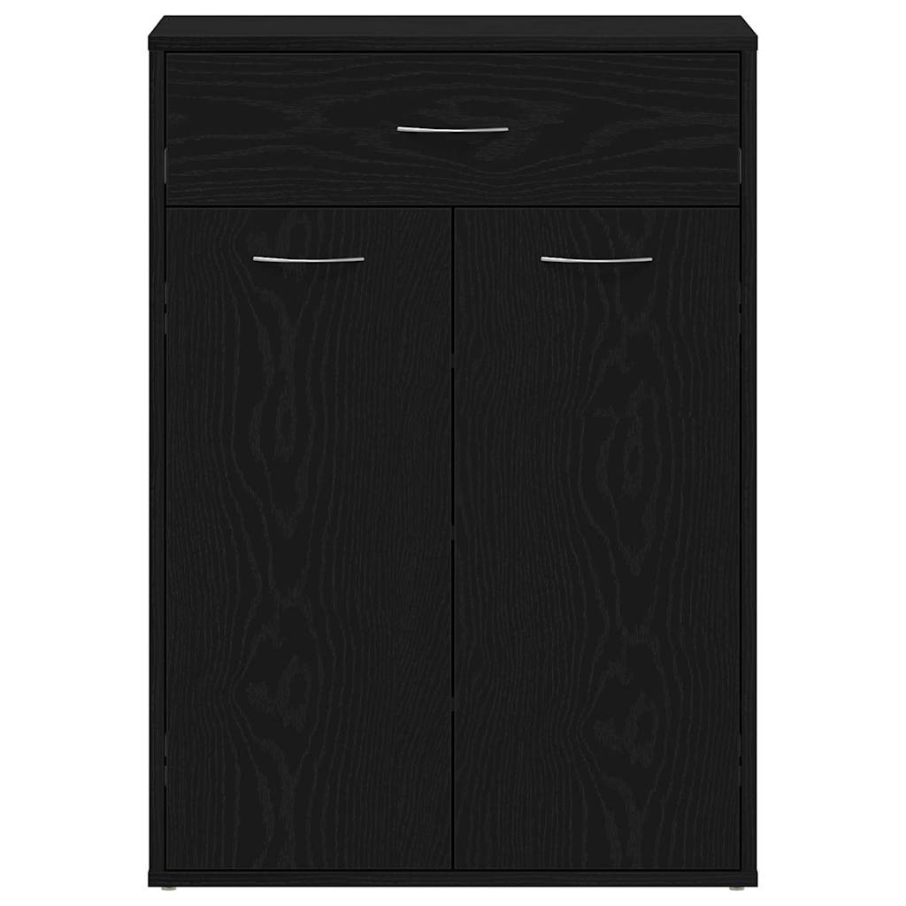 Skostativ 60 x 35 x 84 cm Konstrueret træ Sort eg