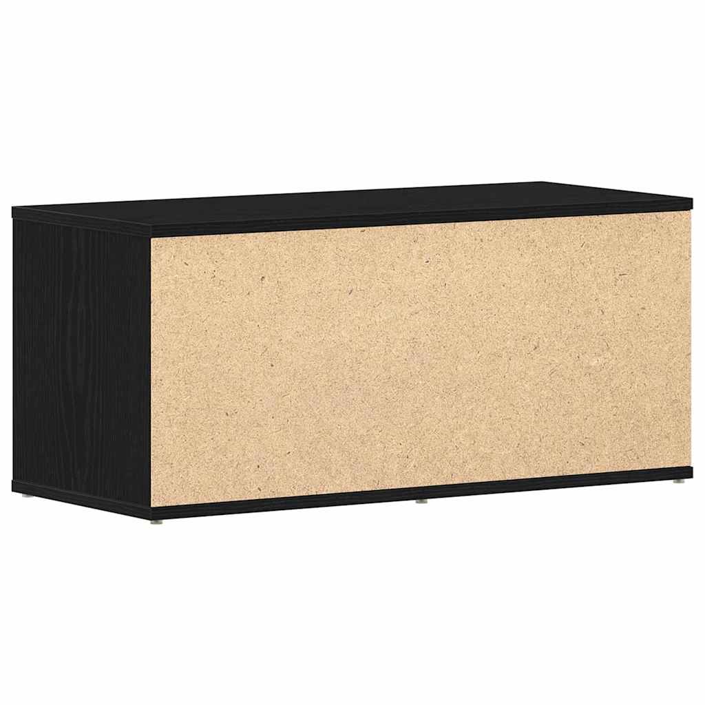 TV-skab 80 x 34 x 36 cm Sort eg Konstrueret træ
