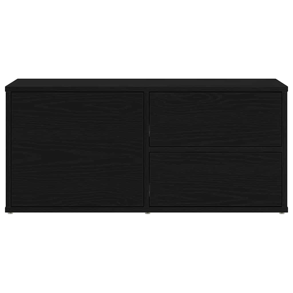 TV-skab 80 x 34 x 36 cm Sort eg Konstrueret træ