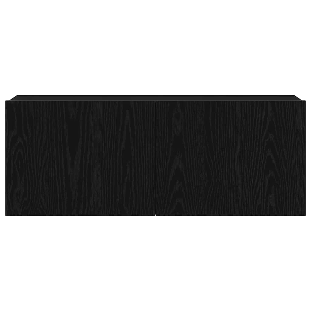TV-skab 80 x 30 x 30 cm Sort eg Konstrueret træ