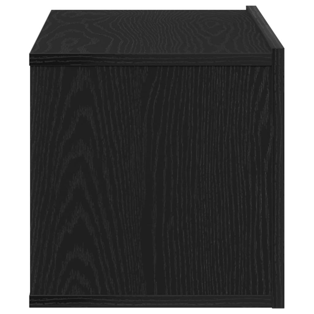 TV-skab 80 x 30 x 30 cm Sort eg Konstrueret træ