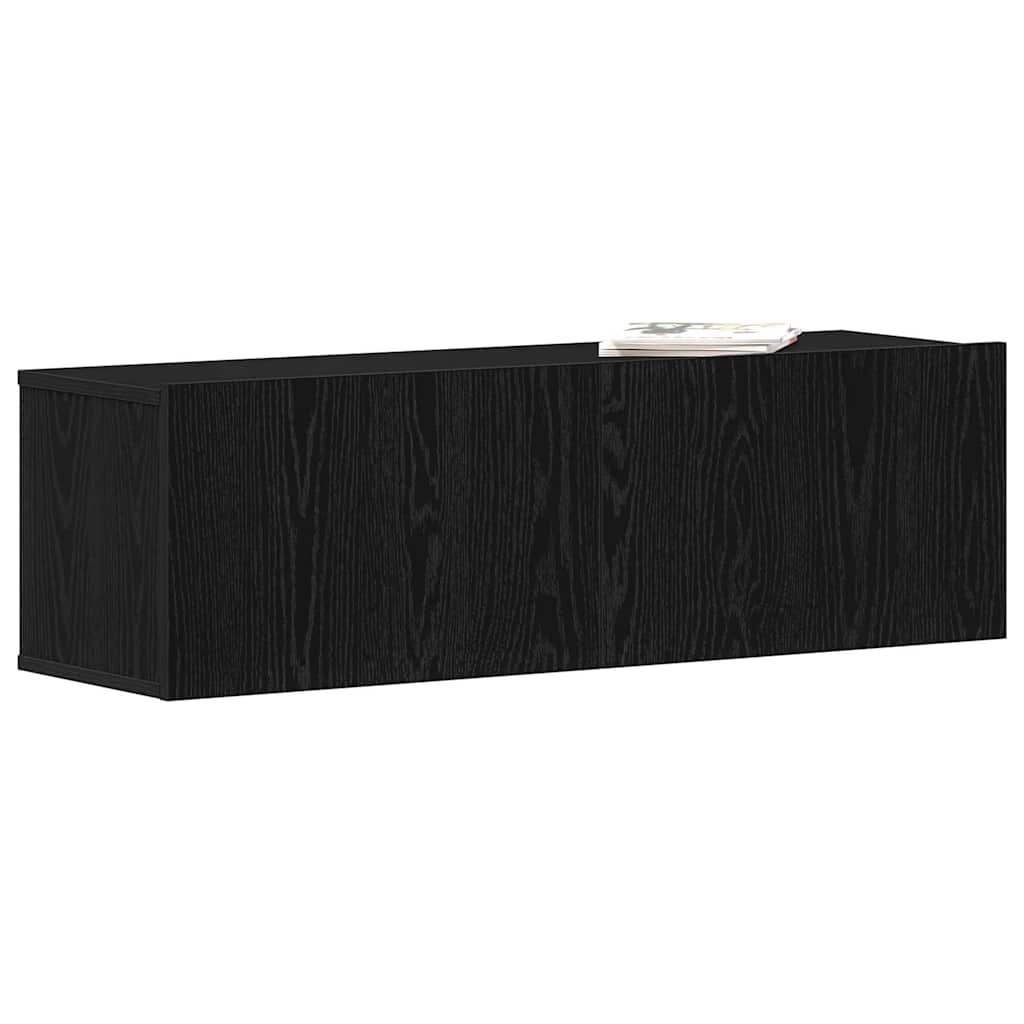 TV-skab 100 x 30 x 30 cm Sort eg Konstrueret træ