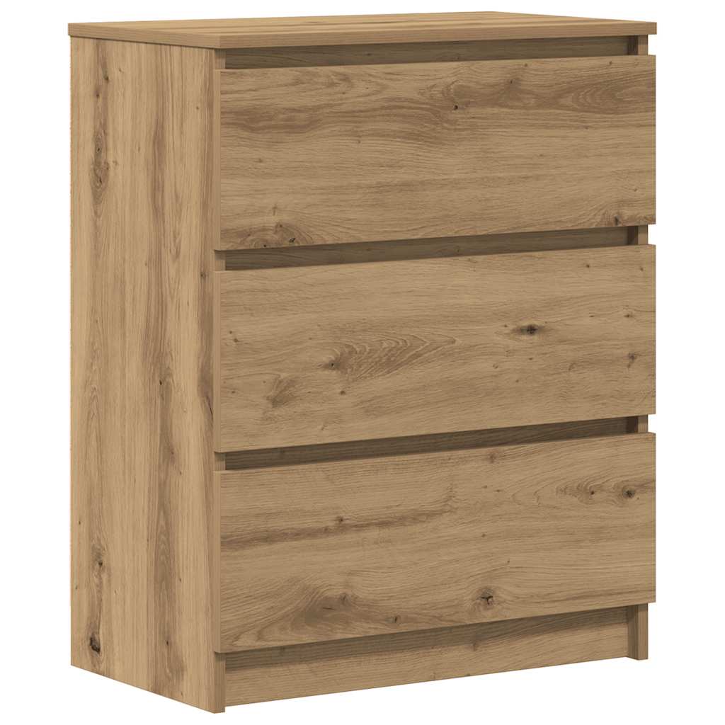 skænk 60x35x76 cm konstrueret træ kunsteg