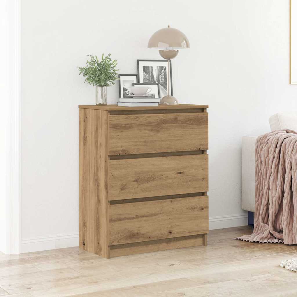 skænk 60x35x76 cm konstrueret træ kunsteg