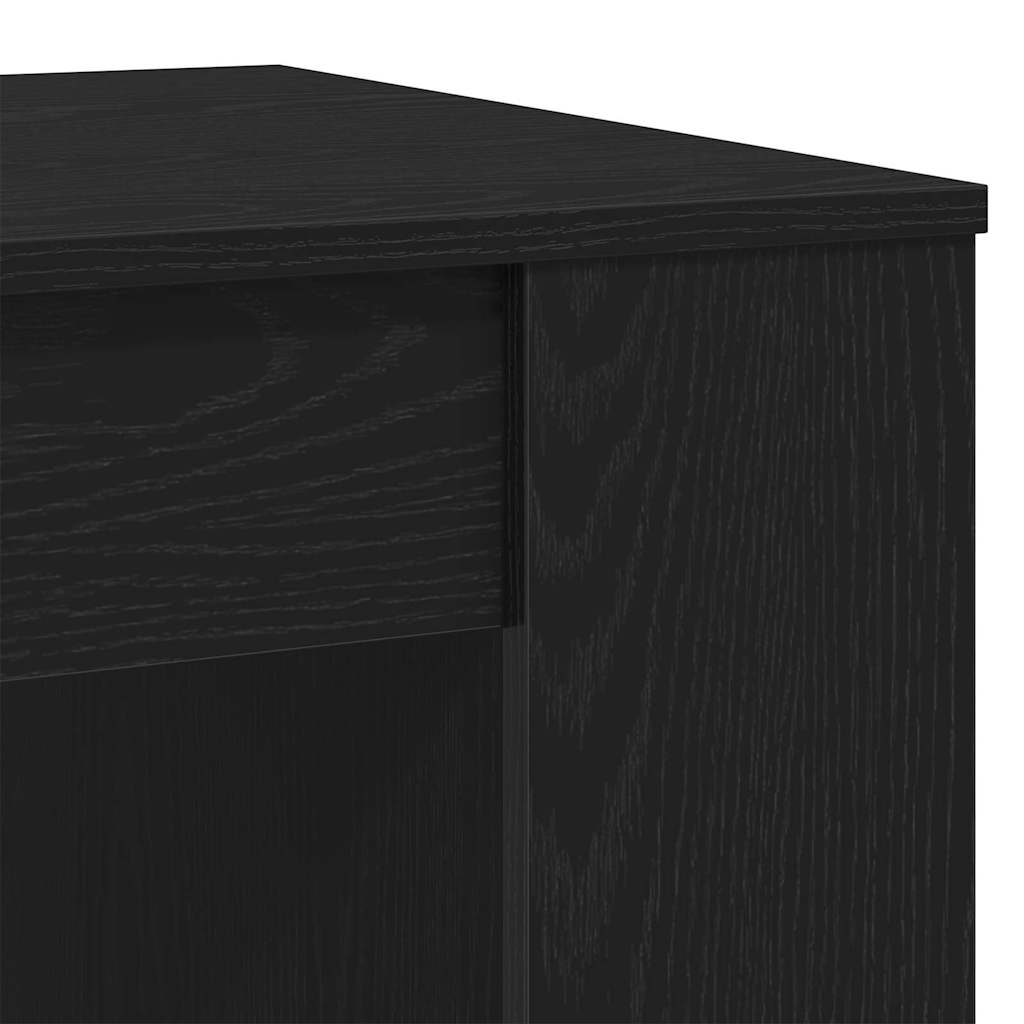 Sofabord Sort eg 102 x 55 x 42 cm Konstrueret træ