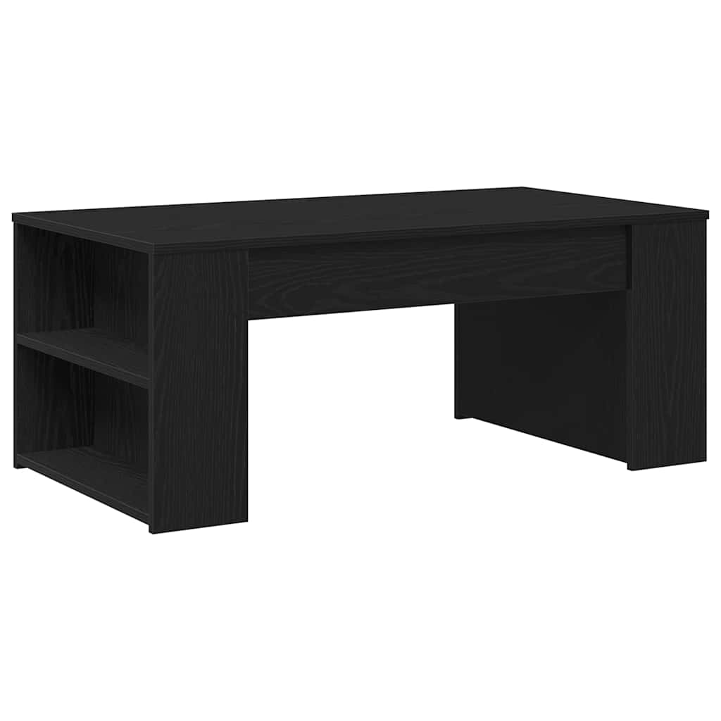 Sofabord Sort eg 102 x 55 x 42 cm Konstrueret træ