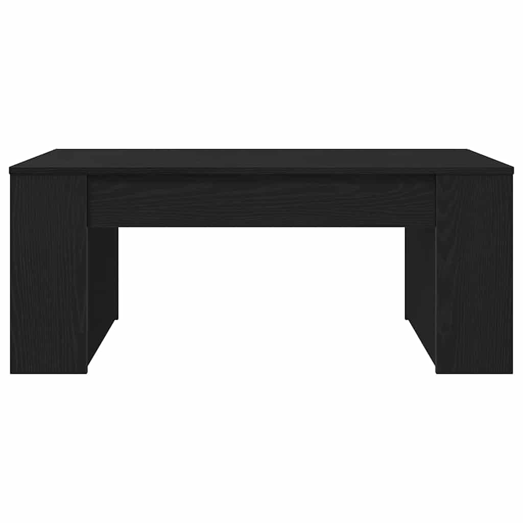 Sofabord Sort eg 102 x 55 x 42 cm Konstrueret træ