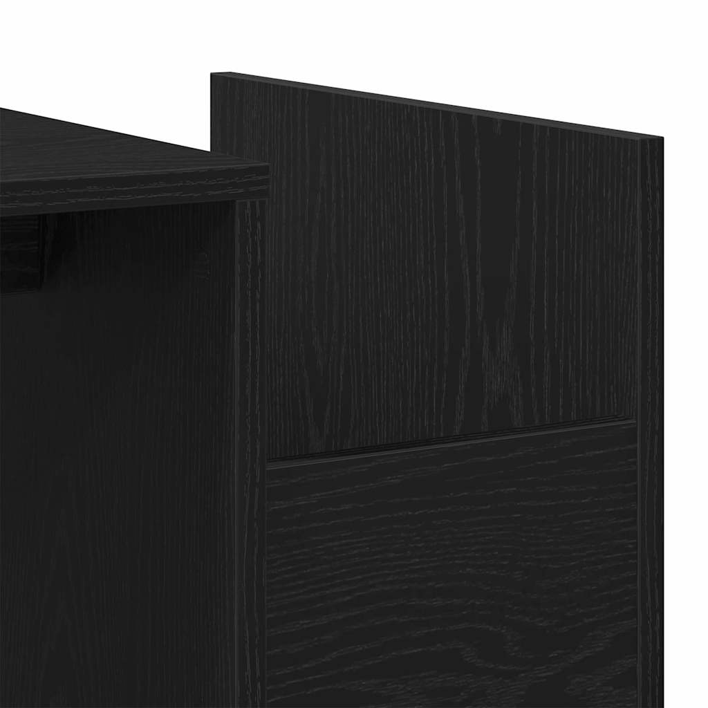 Sofabord Sort eg 90 x 45 x 35 cm Konstrueret træ