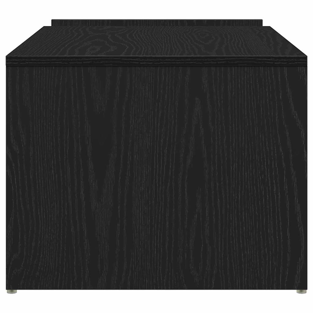 Sofabord Sort eg 90 x 45 x 35 cm Konstrueret træ