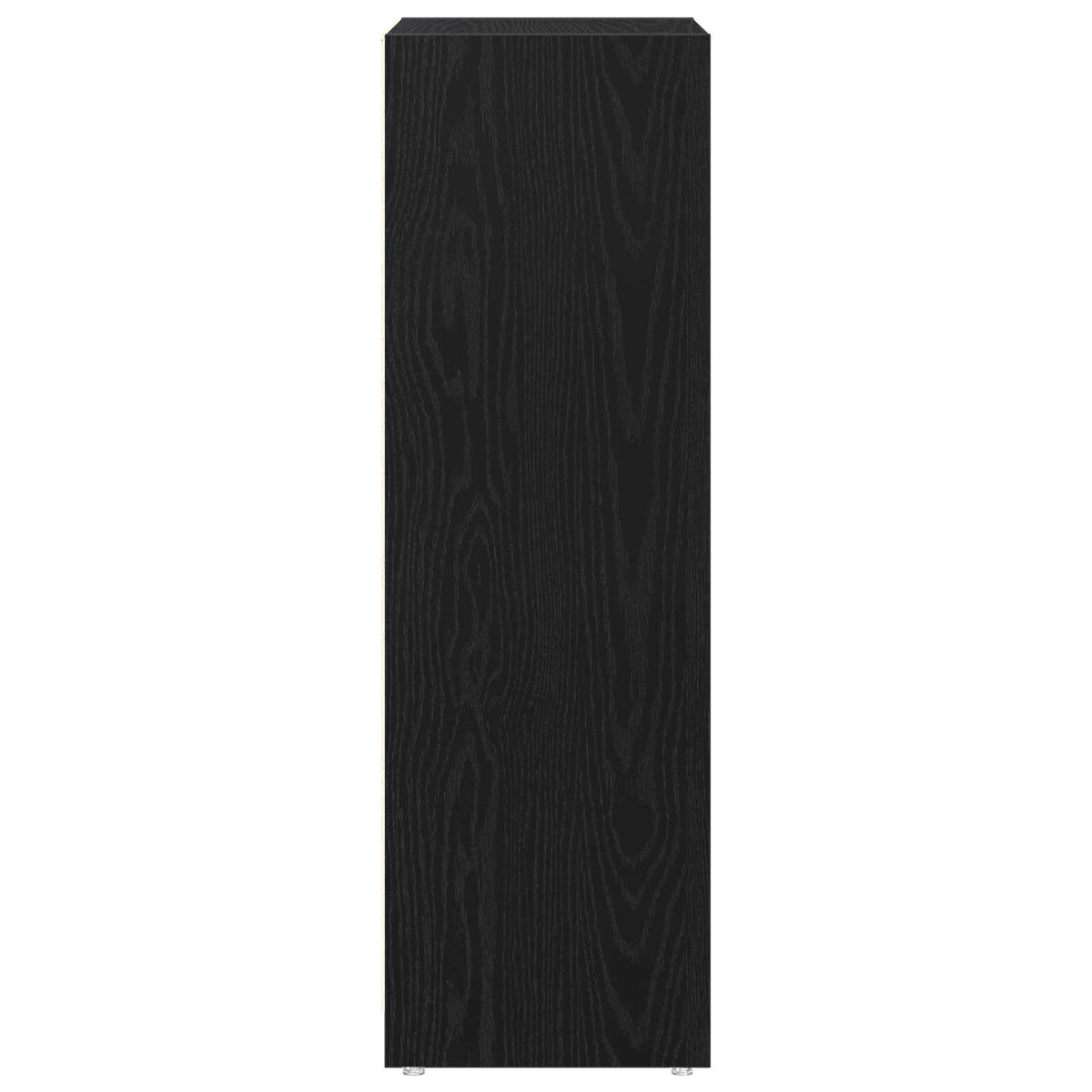 Badeværelsesskab Sort eg 30 x 30 x 95 cm Konstrueret træ