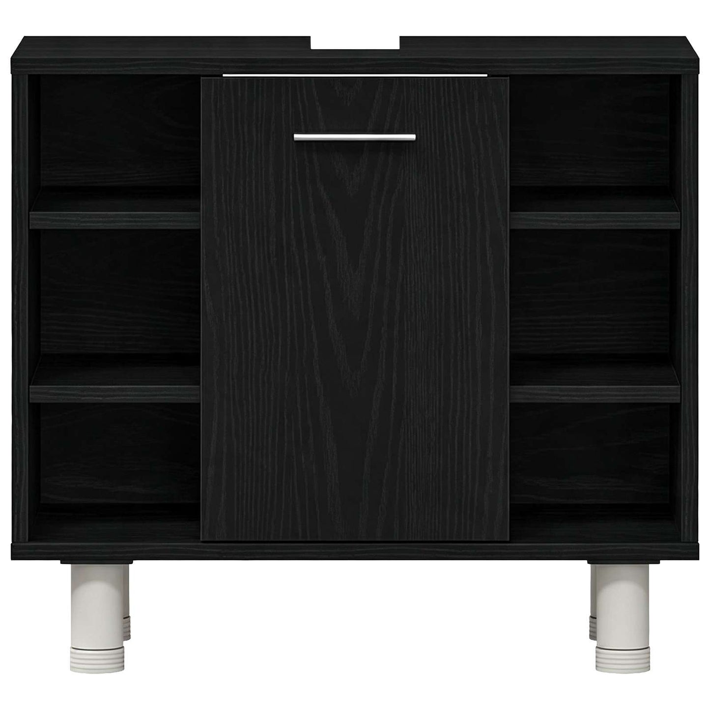 Badeværelsesskab Sort eg 60 x 32 x 54 cm Konstrueret træ