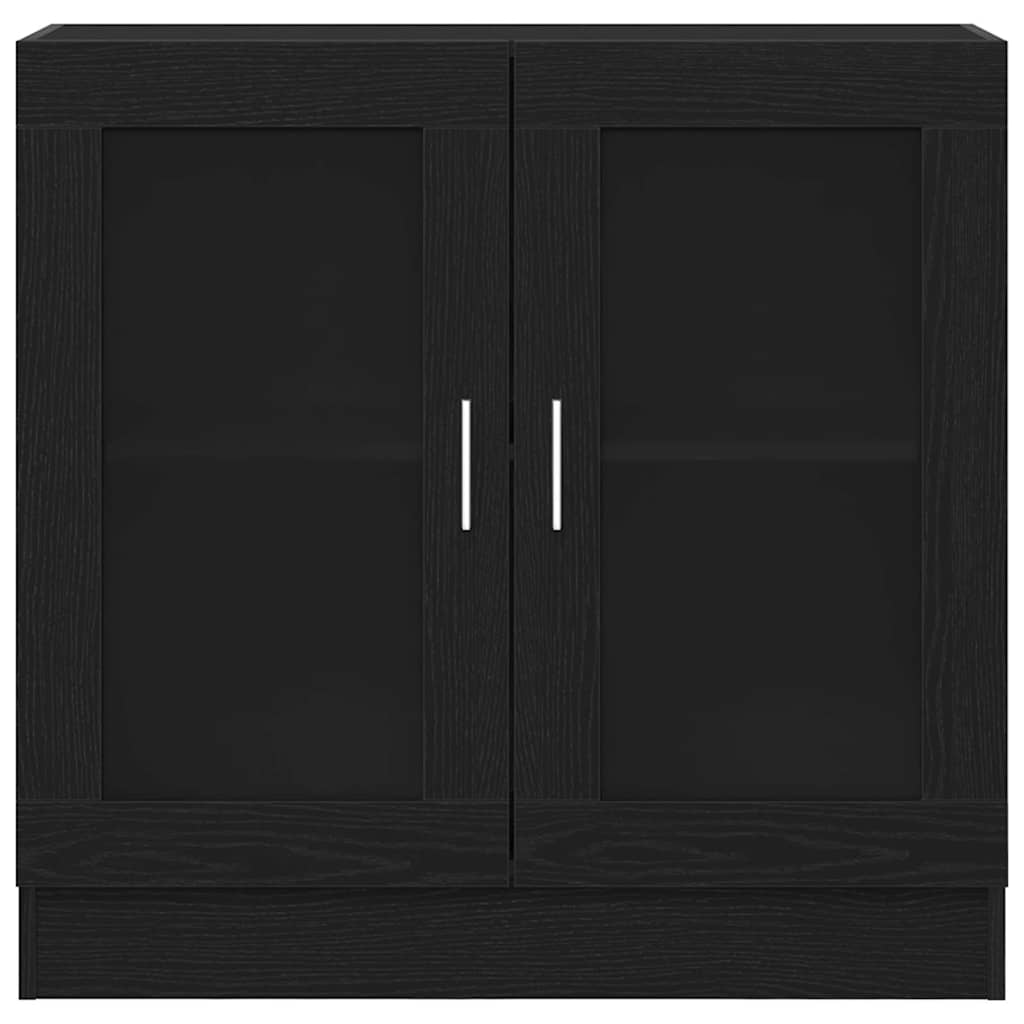 Bogskab 4 niveauer 82,5 x 30,5 x 80 cm Konstrueret træ Sort eg