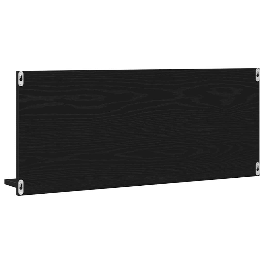 Spejlhylde Sort eg 90 x 10,5 x 37 cm Konstrueret træ
