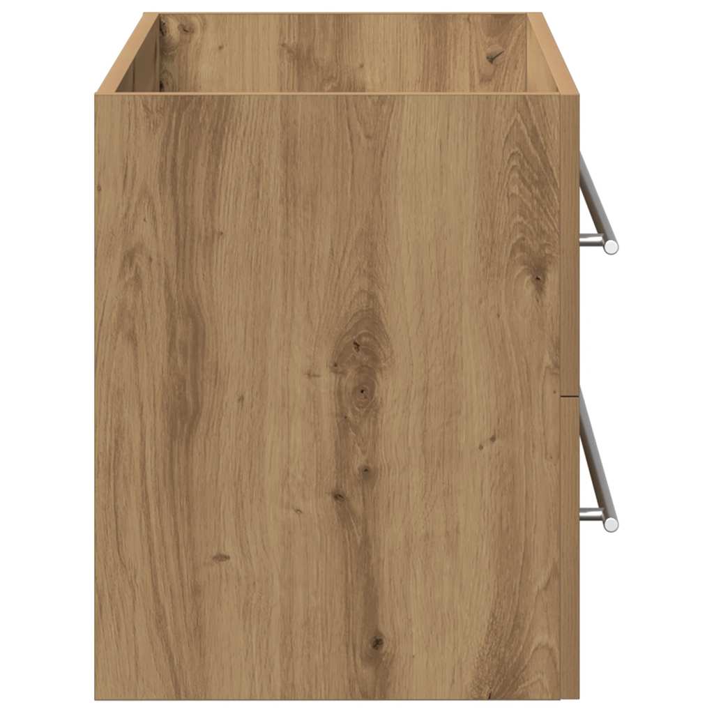 underskab til håndvask 80x38,5x48 cm konstrueret træ kunsteg
