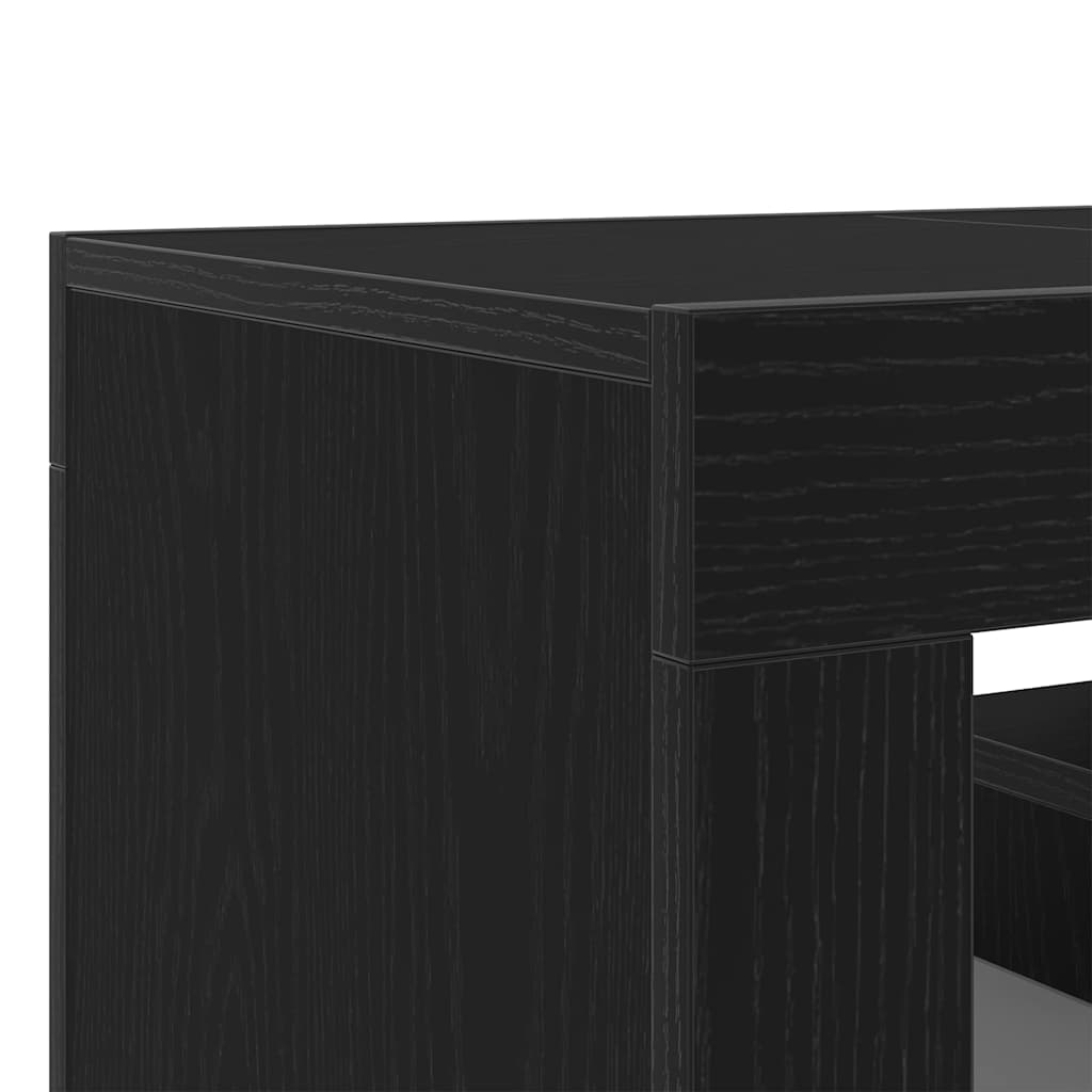 TV-skab 120 x 35 x 40 cm Sort eg Konstrueret træ