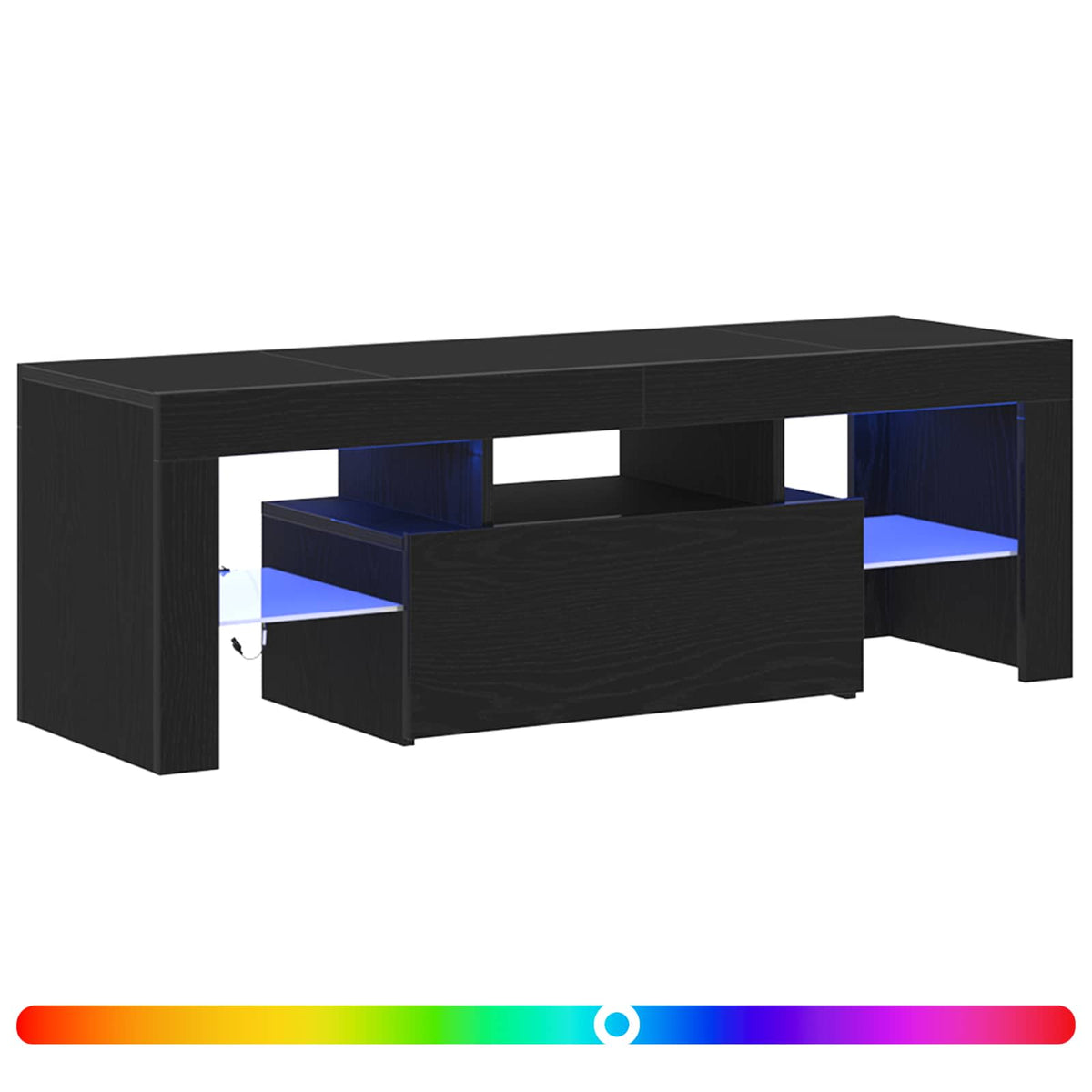 TV-skab 120 x 35 x 40 cm Sort eg Konstrueret træ