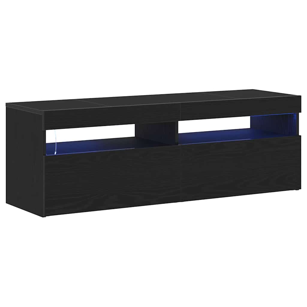 TV-skab 120 x 35 x 40 cm Sort eg Konstrueret træ