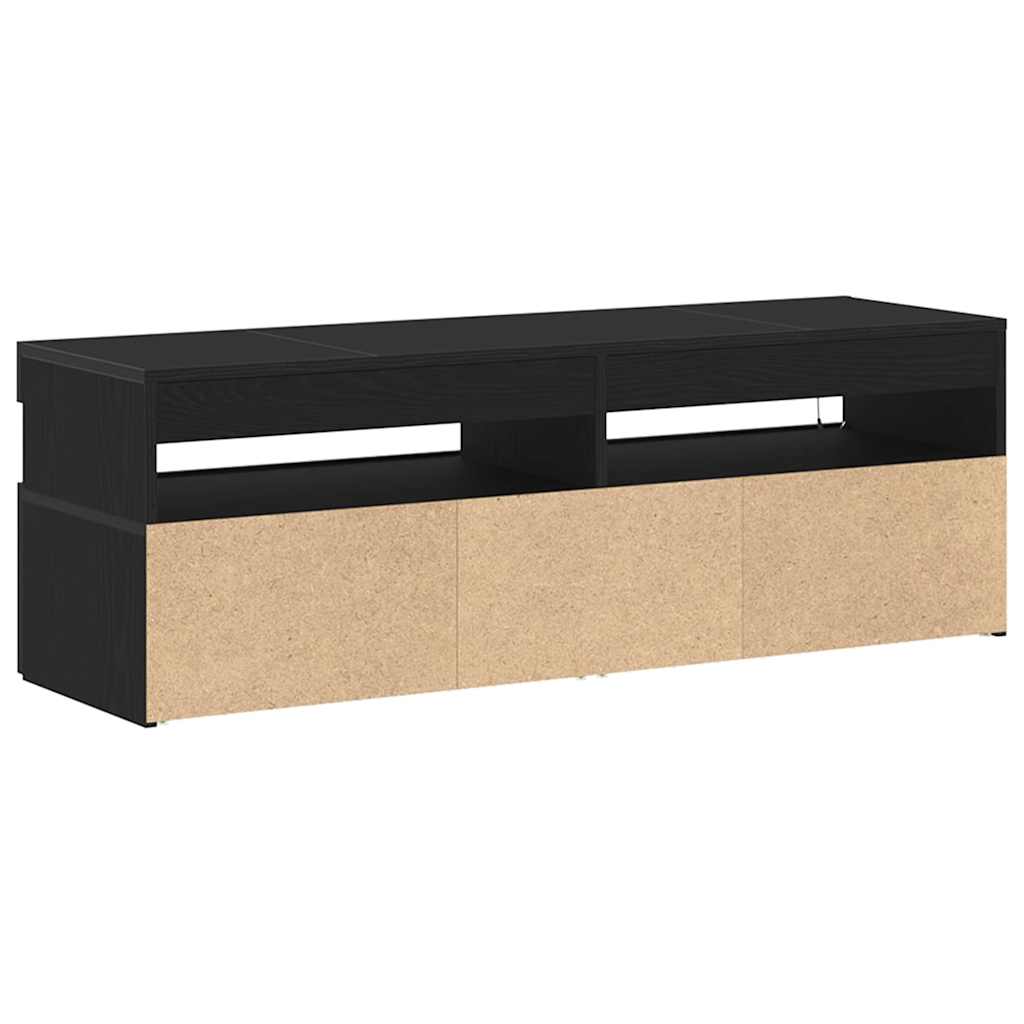 TV-skab 120 x 35 x 40 cm Sort eg Konstrueret træ