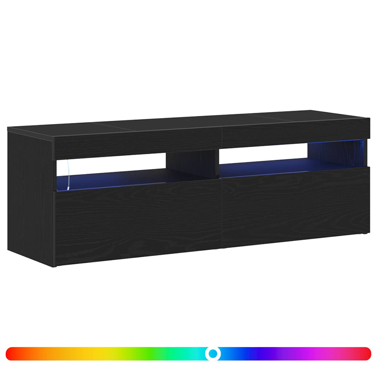 TV-skab 120 x 35 x 40 cm Sort eg Konstrueret træ