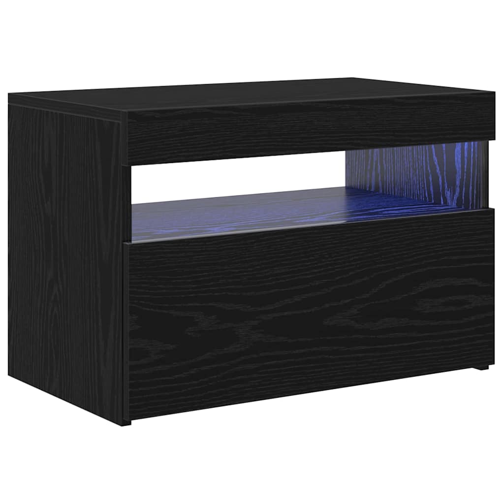 TV-skab 60 x 35 x 40 cm Sort eg Konstrueret træ