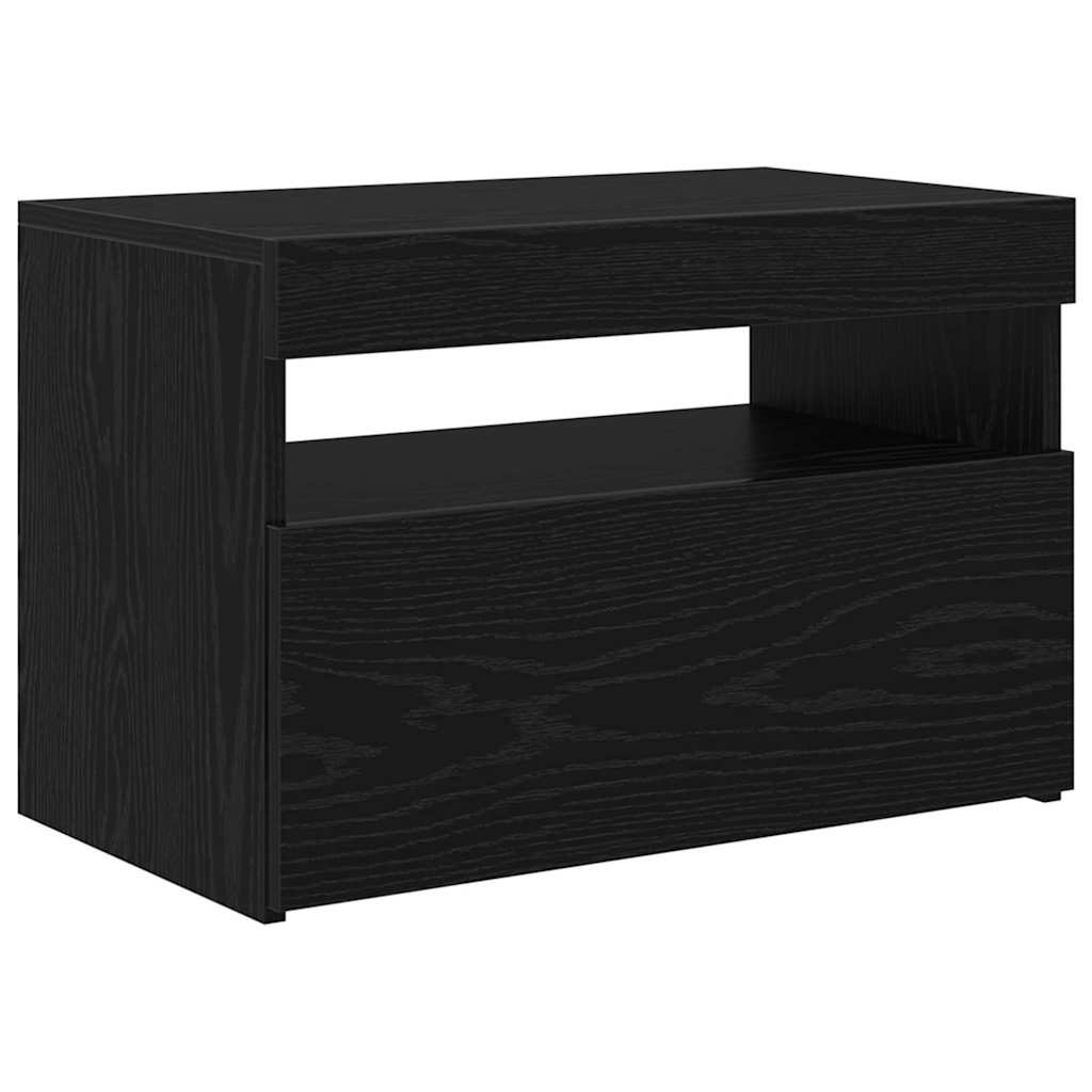 TV-skab 60 x 35 x 40 cm Sort eg Konstrueret træ