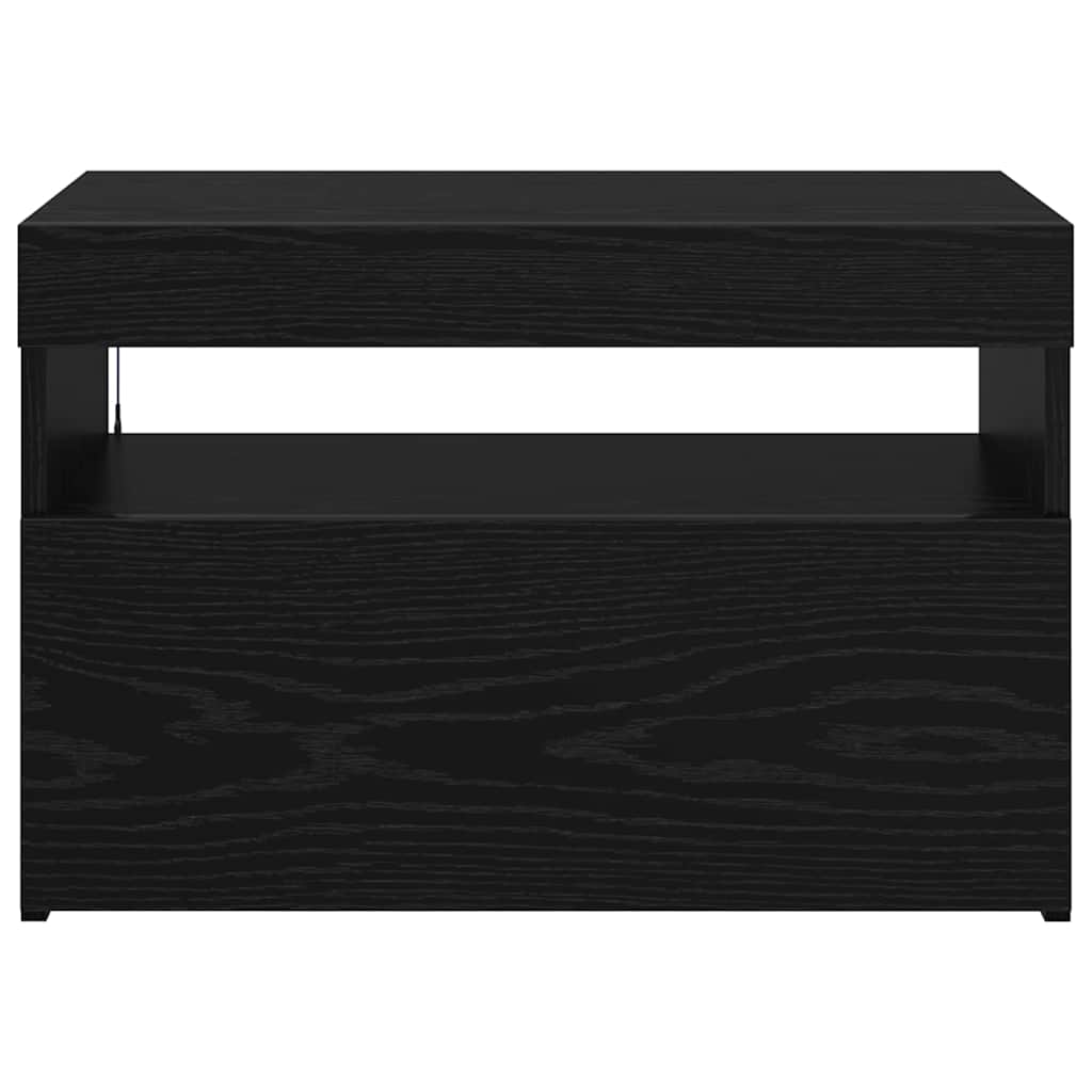 TV-skab 60 x 35 x 40 cm Sort eg Konstrueret træ