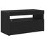 TV-skab 75 x 35 x 40 cm Sort eg Konstrueret træ