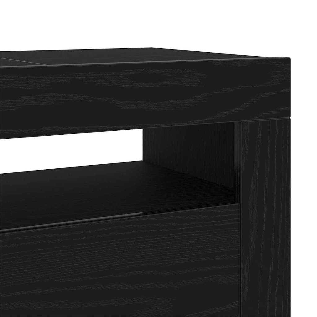 TV-skab 120 x 35 x 40 cm Sort eg Konstrueret træ