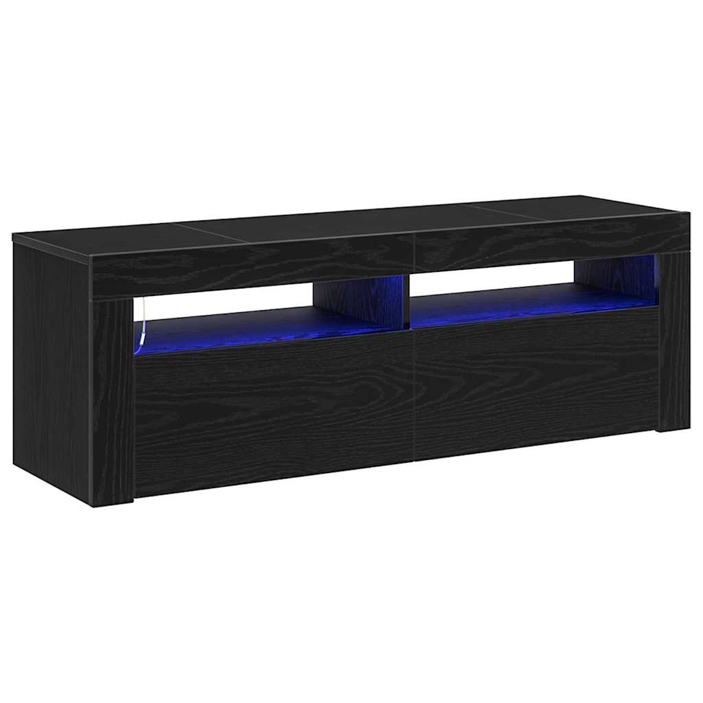 TV-skab 120 x 35 x 40 cm Sort eg Konstrueret træ