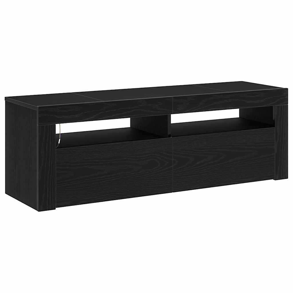 TV-skab 120 x 35 x 40 cm Sort eg Konstrueret træ