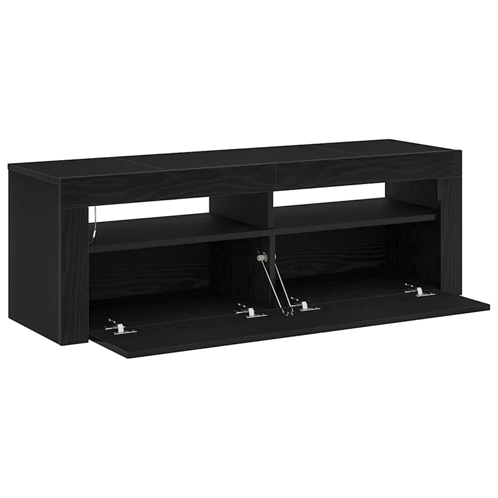 TV-skab 120 x 35 x 40 cm Sort eg Konstrueret træ