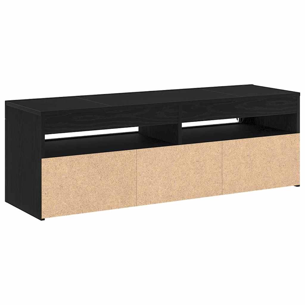 TV-skab 120 x 35 x 40 cm Sort eg Konstrueret træ